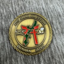 US Navy Seabees Challenge Coin 2010 CEC Ball Okinawa Japan Can Do US Vet... - $34.64