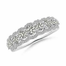 ANGARA Natural Diamond Nine Stone Anniversary Band in 14K Gold (KI3, 0.96 Ctw) - £1,172.65 GBP