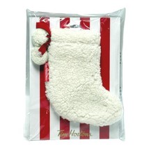 Tim Hortons Sherpa Christmas Stocking Gift Card Holder 6 inch  2022 New - $21.72