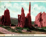 Cathedral Spires Garden of the Gods Colorado Springs CO 1907 DB Postcard G8 - $3.51