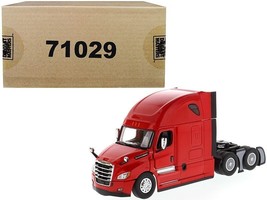 Freightliner New Cascadia Sleeper Cab Truck Tractor Red 1/50 Diecast Model by D - £79.70 GBP
