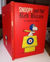 Vintage 1966 Snoopy and The Red Baron, Charles M. Schulz HC Children&#39;s W... - $190.04 MXN