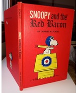 Vintage 1966 Snoopy and The Red Baron, Charles M. Schulz HC Children&#39;s W... - $188.45 MXN