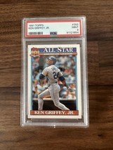 1991 Topps KEN GRIFFEY JR. PSA 9 MINT! #392  Seattle Mariners Baseball Card - £27.45 GBP