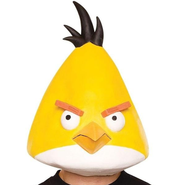 PAPER MAGIC YELLOW BIRD LATEX FACE ADULT HALLOWEEN COSTUME ACCESSORY 6651122 Item image 2