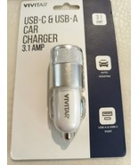 Vivitar USB-C And USB-A Car Charger, Black, NIL6003-BLK-STK-24 - $16.67 CAD