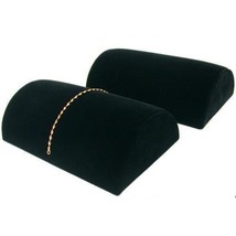 2 Black Velvet Half Moon Ramp Bracelet Watch Displays 8 1/4&quot; x 5&quot; - £18.70 GBP