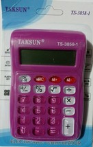 Taksun Calculator Standard Function Desktop Calculator Regular Purple TS-3858-1 - £3.69 GBP