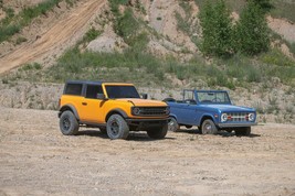 2021 Ford Bronco and First generation Bronco  |  24 x 36 INCH POSTER  | - £15.70 GBP