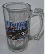 Vintage Dale Earnhardt 3 Glass Beer Mug NASCAR 1998 EUC 5.5&quot; Tall Smoke ... - $20.22 CAD