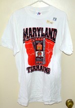Maryland Terps 2004 Football Toyota Gator Bowl White Size L T-Shirt NWT - £22.47 GBP