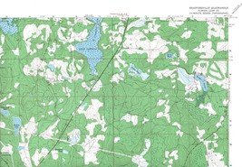 Bradfordville Quadrangle Florida 1963 USGS Topo Map 7.5 Minute Topographic - $23.99