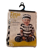Infant Baby Time Out Prisoner Convict Criminal Costume w/Fake Tattoos Sz... - $19.79