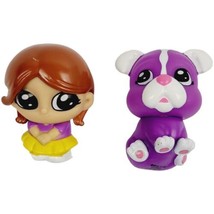 Xoxo Friends Tic Tac Toy Surprise 2&quot; Figures Addy &amp; Purple Bulldog - Blip - £4.63 GBP