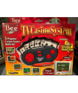 Bee TV Casino Plug &#39;N Play 5 Casino Games *Pre-Owned In Torn Box/Old Gra... - $16.39 CAD