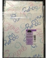 Hallmark Gift Wrap &quot;Boy &amp; Girl&quot; Print - $7.92