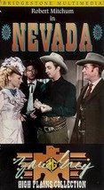 Zane Grey&#39;s Nevada [VHS 2002] 1944 B&amp;W Western, Robert Mitchum, Virginia Belmont - $4.55