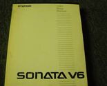 Manuel De Réparation D'Atelier D'Usine OEM 1991 HYUNDAI SONATA V6 91 Énorme - $8.97