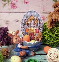 Easter Egg cross stitch pdf pattern - embroidery cross stitch needlepoin... - $2.87