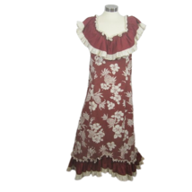 Muu Muu Apparel Women Hawaiian Hula Dress long style vintage 1980s XXL floral - £51.42 GBP
