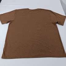 Carhartt K87 B00 Original Fit Men's Brown Cotton T-Shirt Short Sleeve Size XL  image 2