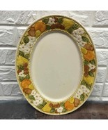 VERNON WARE DELLA ROBBIA DINNERWARE 14.5&quot; OVAL SERVING PLATTER METLOX US... - $48.88 CAD