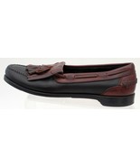 Johnston &amp; Murphy Shoes Mens Size 9 Black Brown Loafer  Kilt Tassels 20-... - £23.66 GBP