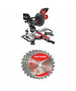 CRAFTSMAN V20 Cordless Sliding Miter Saw, 7-1/4 inch, Single Bevel, Batt... - $296.83