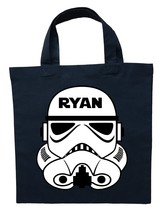 Storm Trooper Trick or Treat Bag - Personalized Storm Trooper Halloween Bag - £10.44 GBP