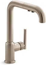 Kohler 7505-BV Purist Kitchen Sink Faucet - Vibrant Brushed Bronze - $439.90
