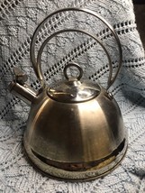 BETTY CROCKER Vintage 18/10 Stainless Steel Whistling Tea Kettle Teapot 5207 - £23.72 GBP