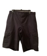 Dickies Men’s Black Cargo Shorts Pockets Casual/Workwear Size 34 - £27.74 GBP