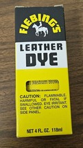 Fiebings 4 oz Bottle Of Leather Dye Medium Brown Color Saddles Shoes Lot Of 2 - £11.33 GBP