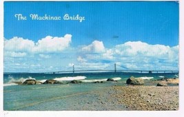 Michigan Postcard The Mackinac Bridge - £1.70 GBP
