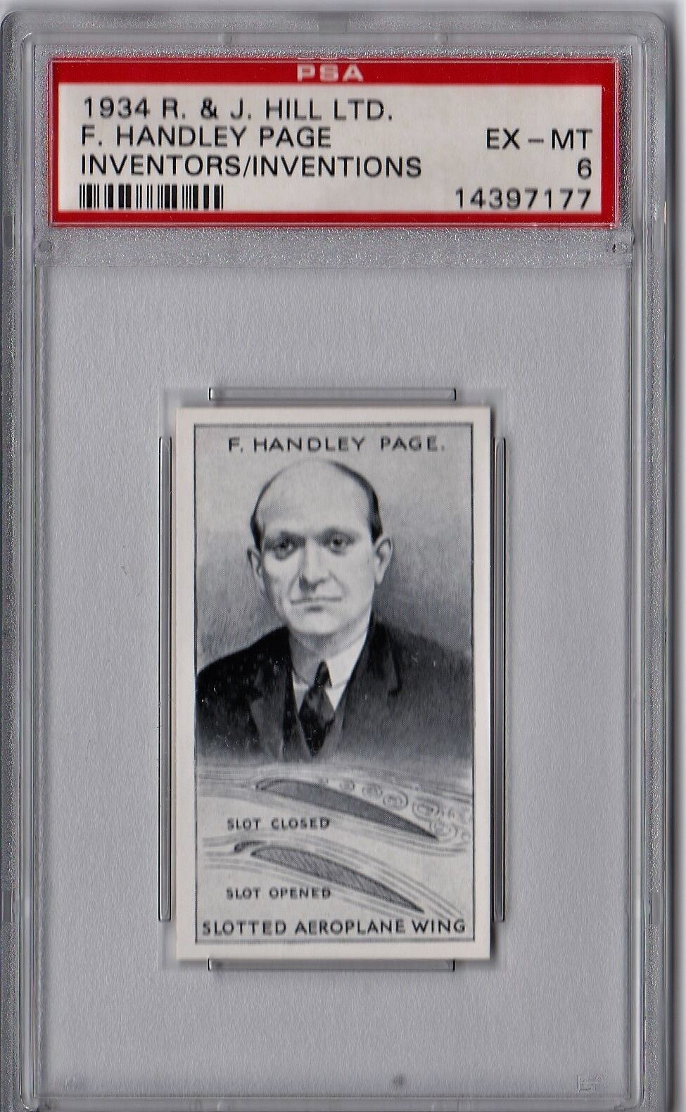 1934 R &amp; J Hill LTD. F. Handley Page Inventors/Inventions PSA 6 P1253 - $18.17