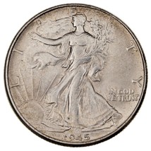 1945 50C Marche Liberty Demi Dollar En Choix Bu État Excellent Oeil Appel - £39.56 GBP