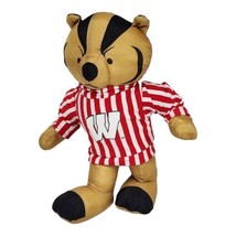University of Wisconsin Bucky Badger Plush Stuffins 90s College Football Mascot - $23.16