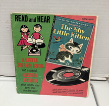 Little Golden Book The Shy Little Kitten Read and Hear 45 RPM No Record - £3.95 GBP