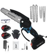 Mini Chain Saw - Portable Cordless Chain Saw, Electric Chain Saw, 6-Inch... - £38.96 GBP