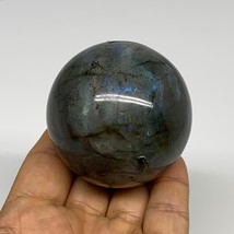 253g, 2.2&quot;(57mm), Labradorite Sphere Gemstone,Crystal @Madagascar, B29887 - £25.16 GBP