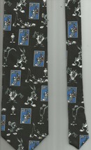 Warner Bros. LOONEY TUNES Stamp Collection 1997 necktie tie Bugs Bunny S... - $9.99