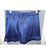 Reebok Navy Blue Mesh Shorts Size M Girl&#39;s EUC - £14.30 GBP