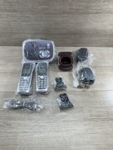 Panasonic KX-TG6572R Dect 6.0 Plus Expandable Cordless Phone 2 Handsets NEW - £35.09 GBP