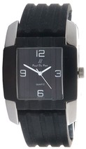NEW Paul Du Pree by Croton PD326022BSBK Mens Black Rubber Strap Alloy Case Watch - £30.03 GBP