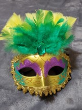 New Orleans Masquerade Ball Mask - Mardi Gras Party Mask - £14.58 GBP