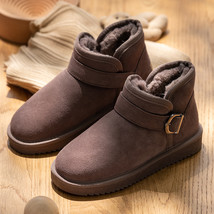 Hot Sale New Style Genuine Leather Woman Snow Boots 100% Natural Women Boots War - £73.27 GBP