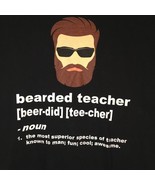 Black Short Sleeve T-Shirt Definition of Bearded Teacher Novelty Tee New... - $390.98 MXN