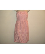 J. CREW Dress Size 0 XS Pink Strapless Ginny #25551 Knee Length Sheath C... - £11.72 GBP