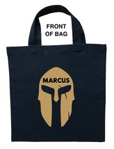 Spartan Trick or Treat Bag, Personalized Greek Spartan Halloween Bag - $16.82+
