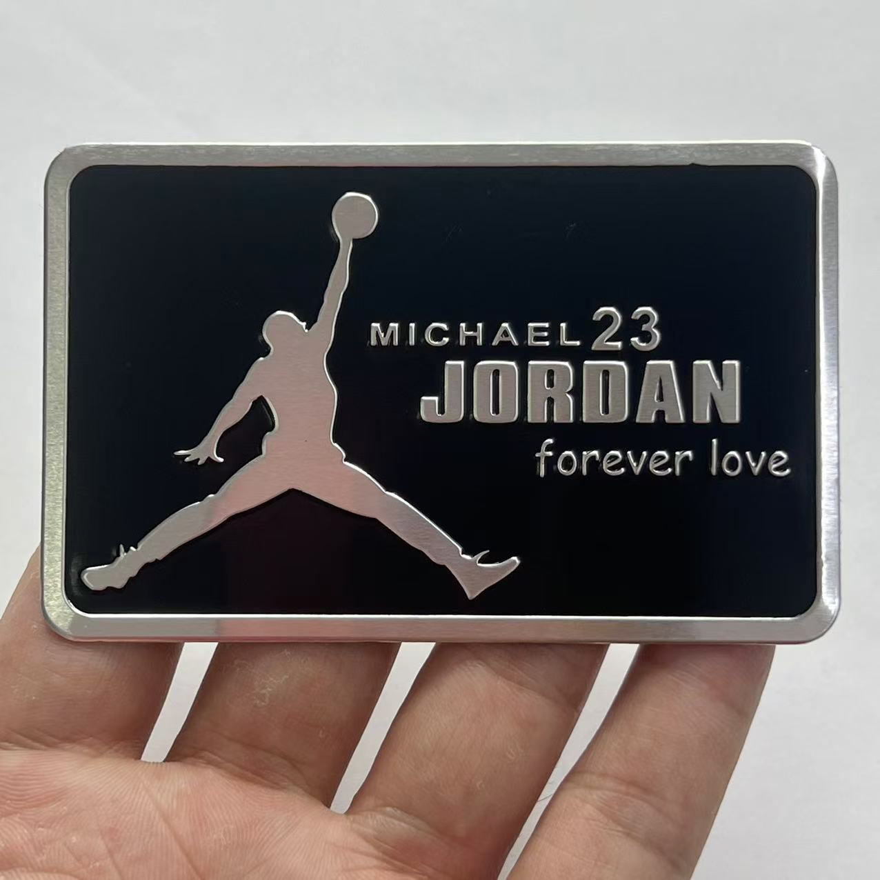 Car Personality Decoration Sticker Air Jordan Metal Modified Car Logo Jordan Thr